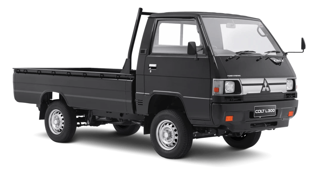 L300 bak Hitam tambak Luar depån